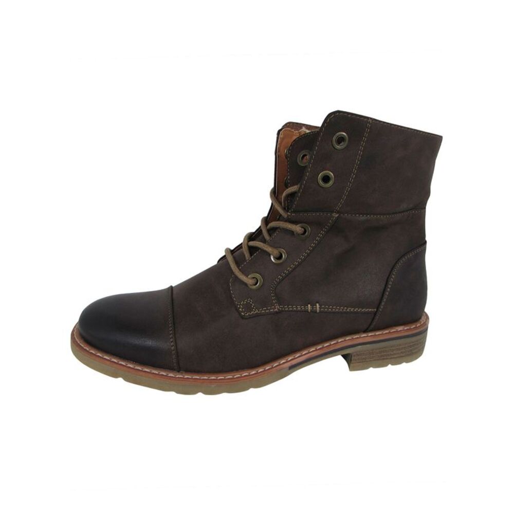 Day Five Mens Casual Lace Up Fold Over Cuff Ankle Boots